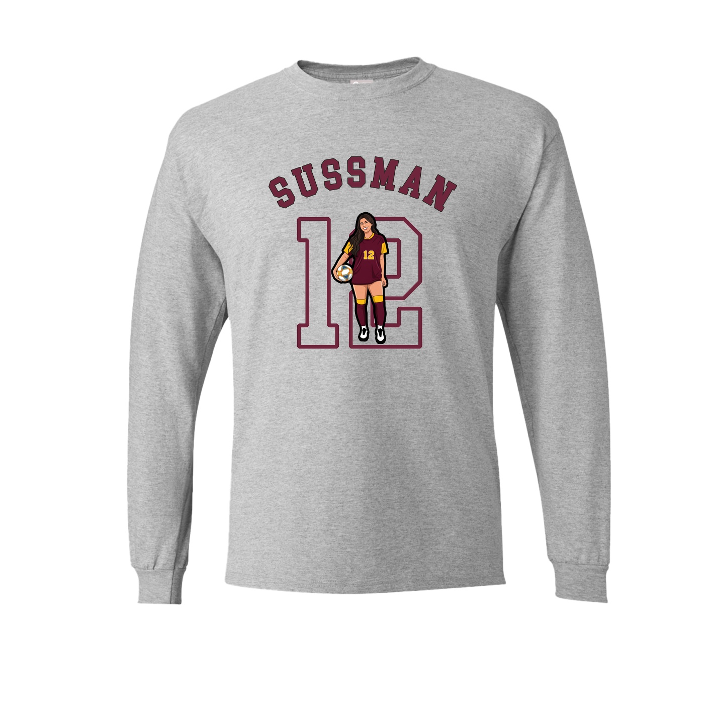 Long Sleeve Tee — Shirsey Arch in Grey