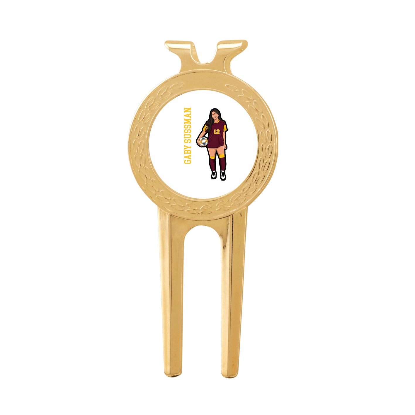 Divot Tool with Ball Marker — Name Vertical in Classic