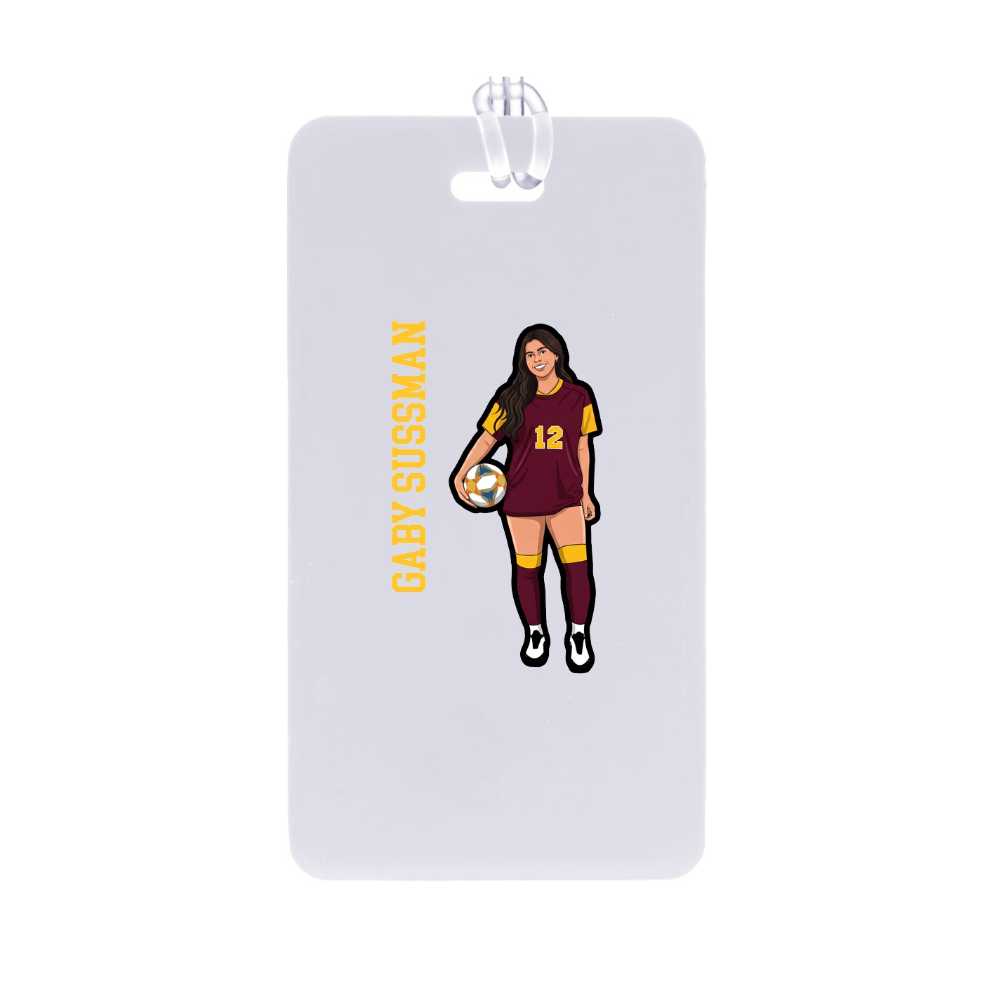 Bag Tag — Name Vertical in Classic