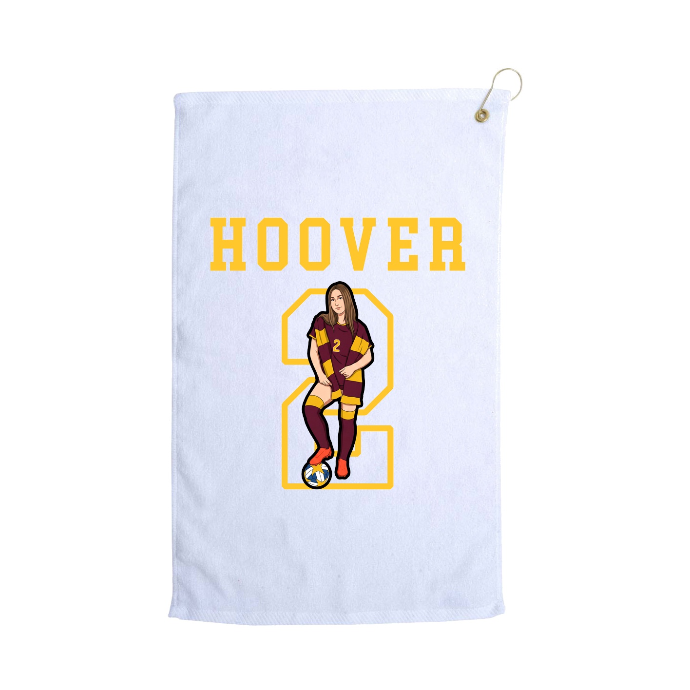 Golf Towel — Shirsey in White