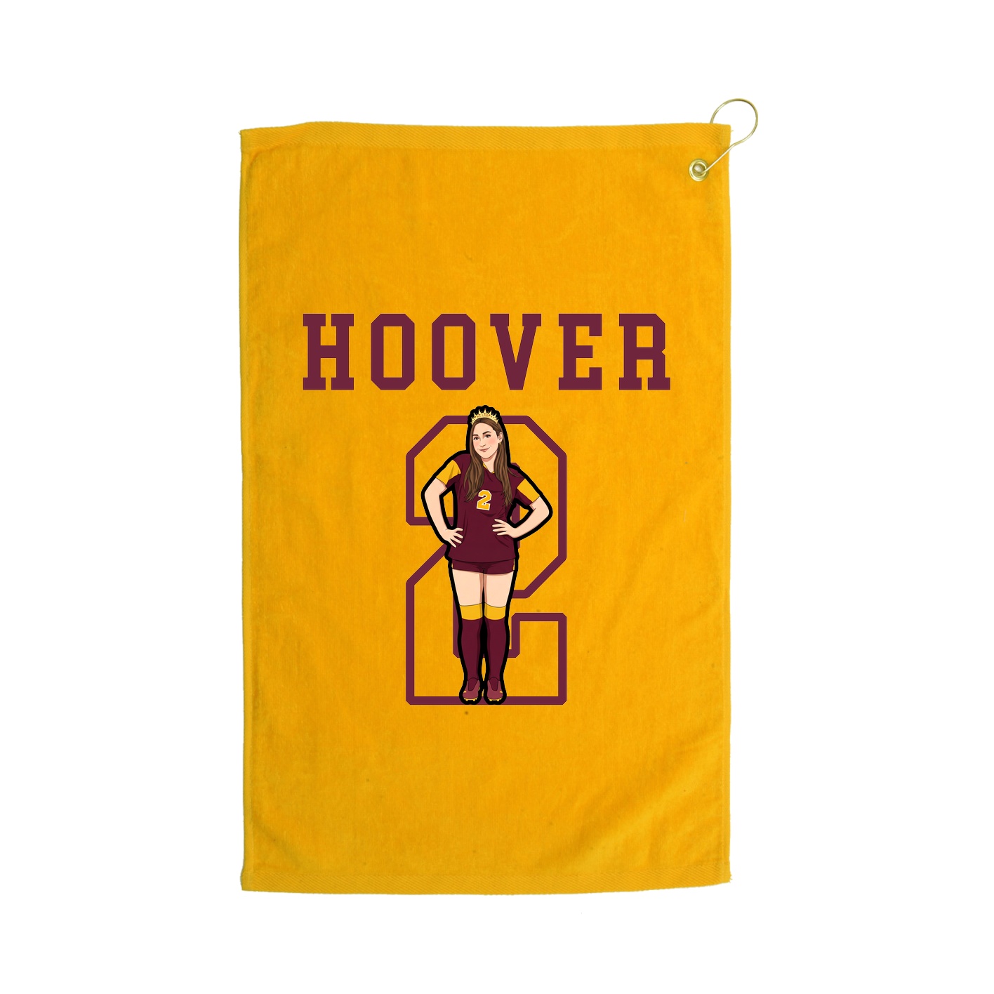 Golf Towel — Shirsey in Gold
