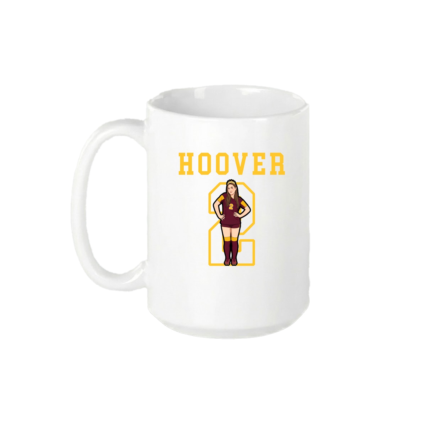 15oz Coffee Mug — Shirsey in White