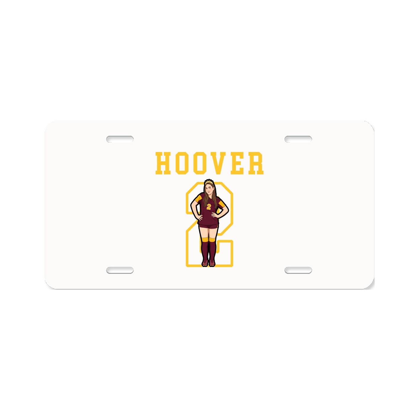 License Plate — Shirsey in Classic