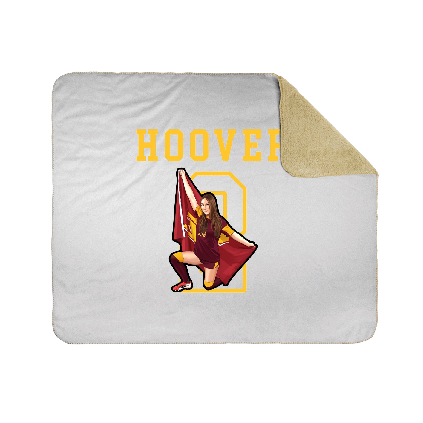 Throw Blanket — Shirsey in White