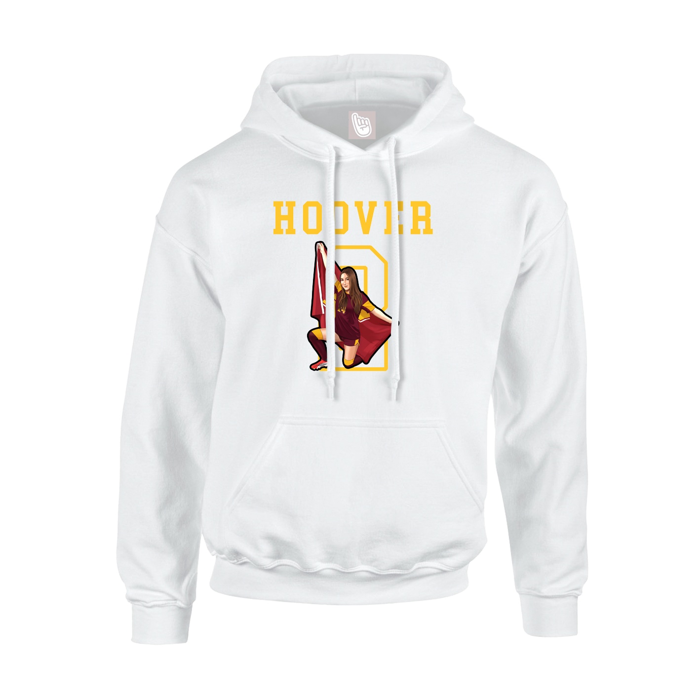 Hoodie — Shirsey in White