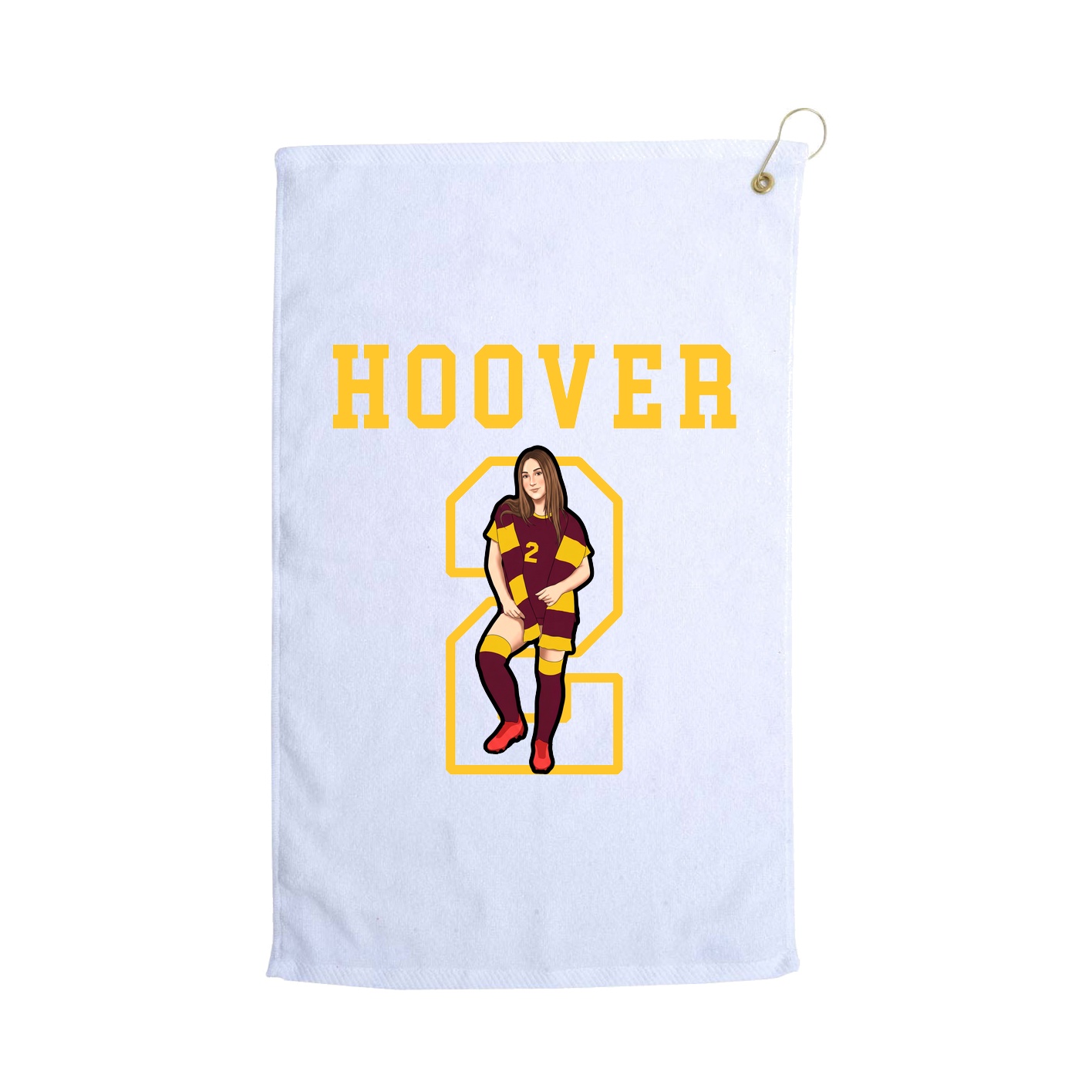 Golf Towel — Shirsey in White