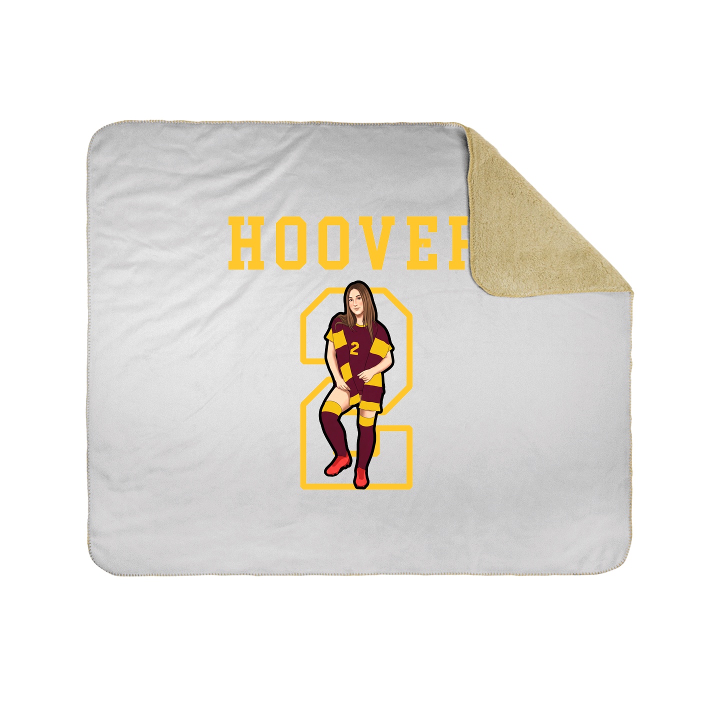Throw Blanket — Shirsey in White