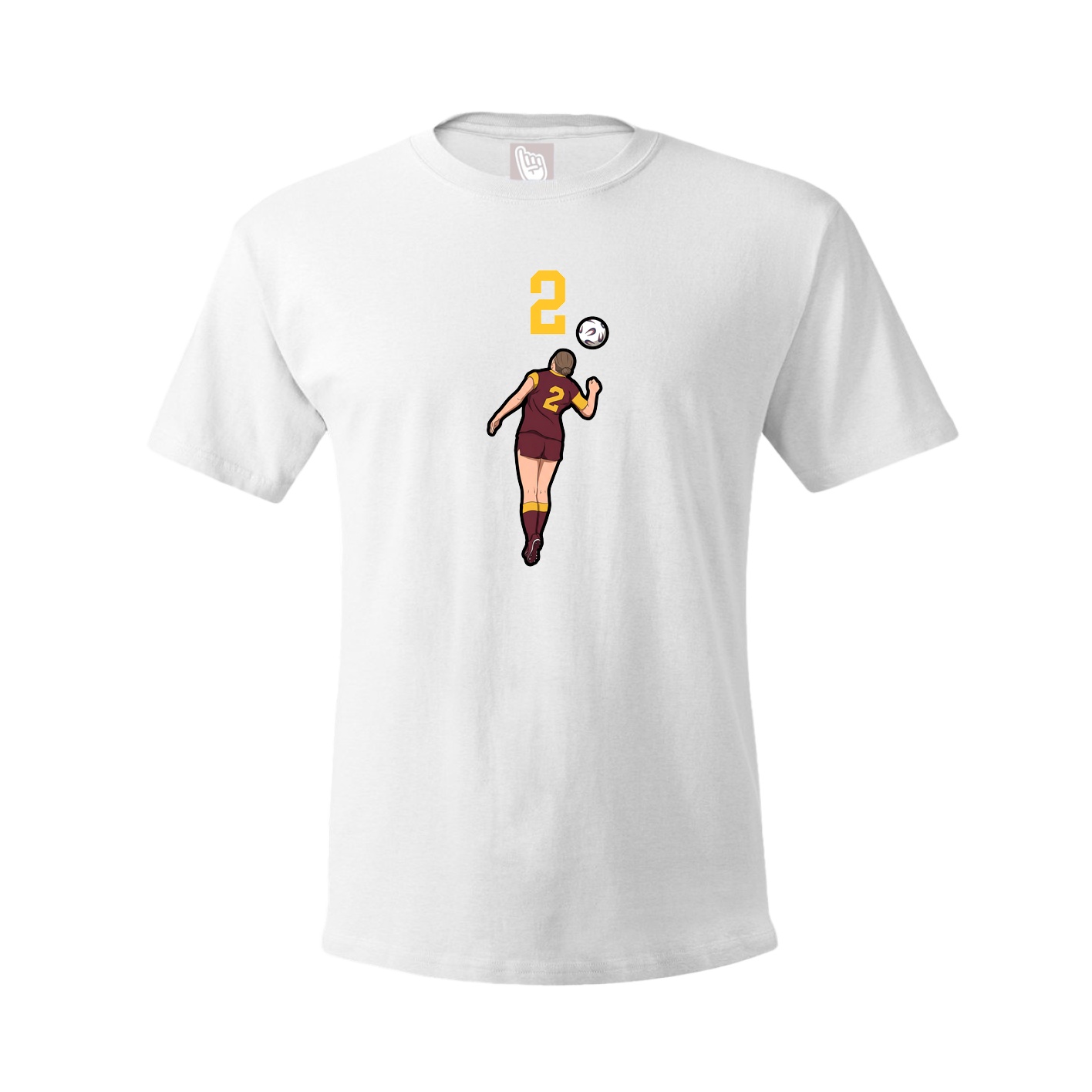 Tee — Number Top in White