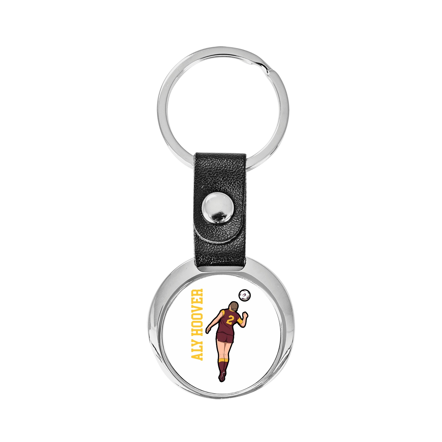 Key Chain — Name Vertical in Classic