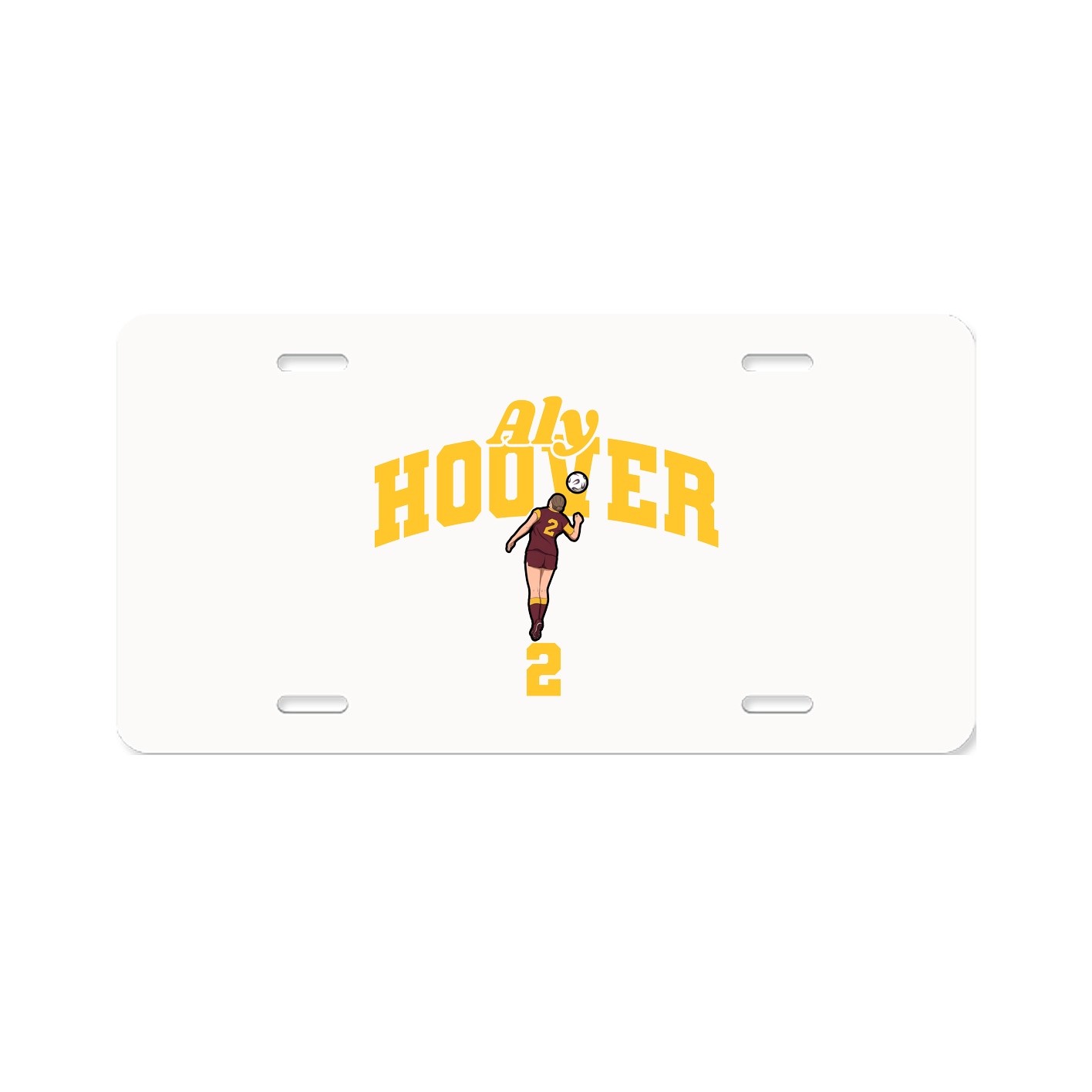 License Plate — Signature Arch in Classic