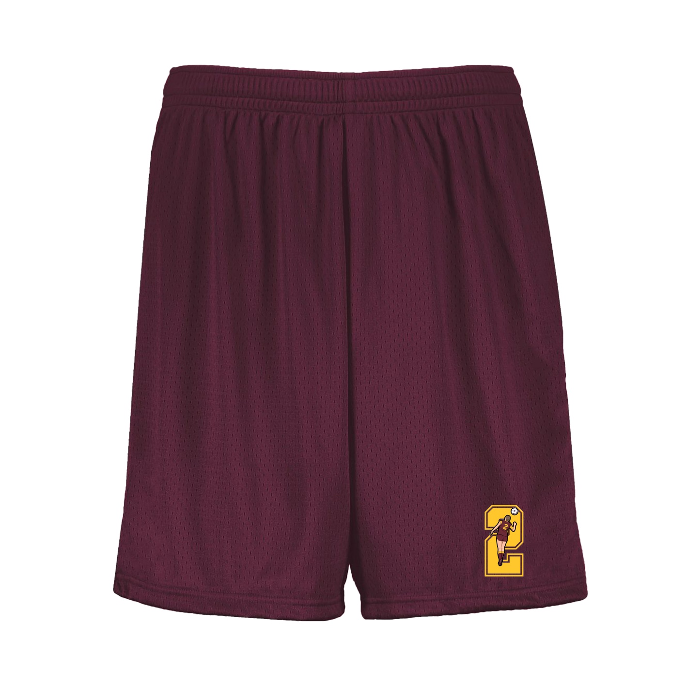 Shorts — Number in Maroon