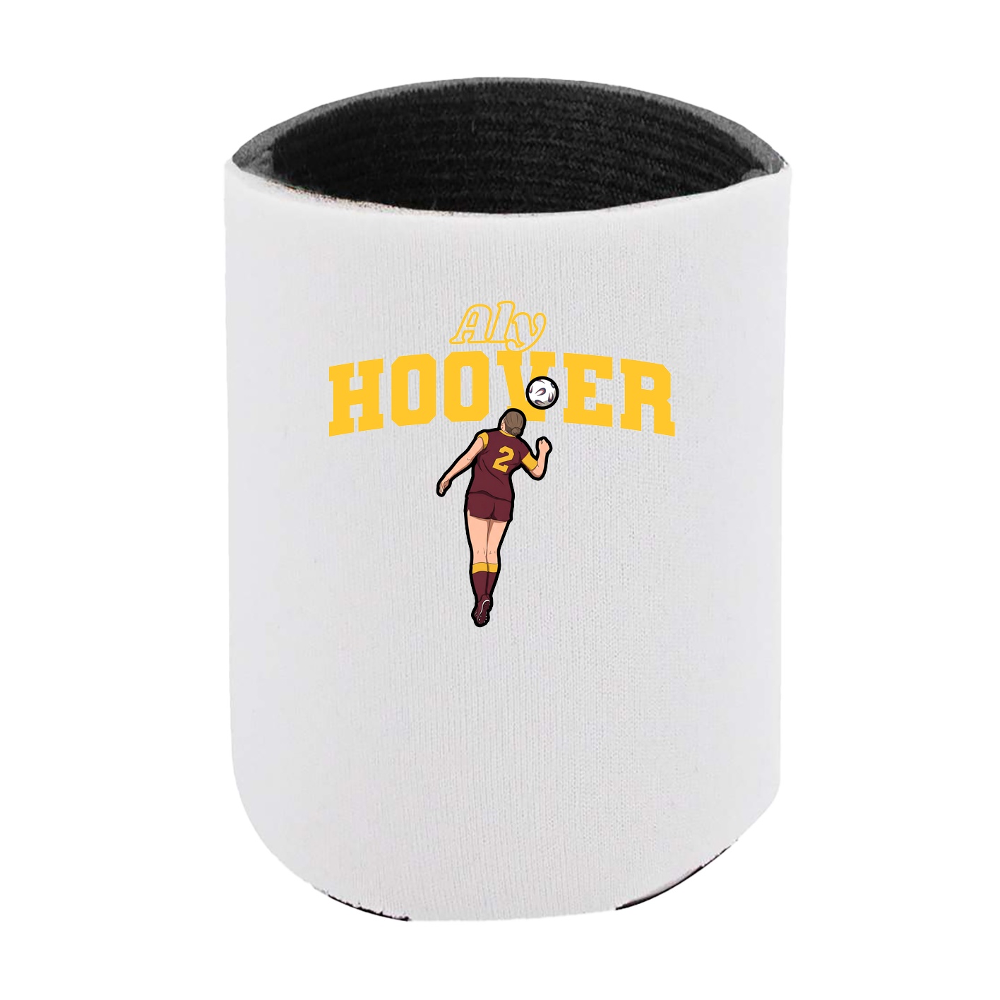 Can Holder — Name Arch in White