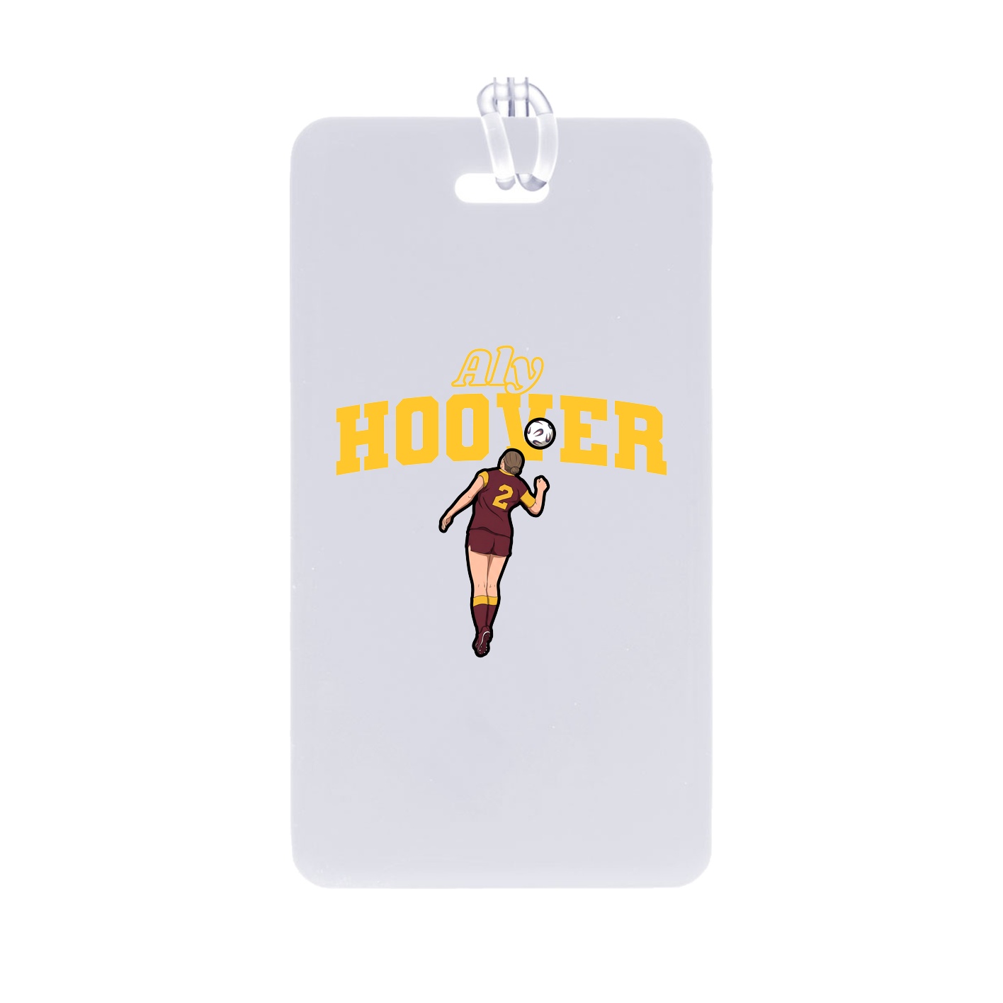 Bag Tag — Name Arch in Classic