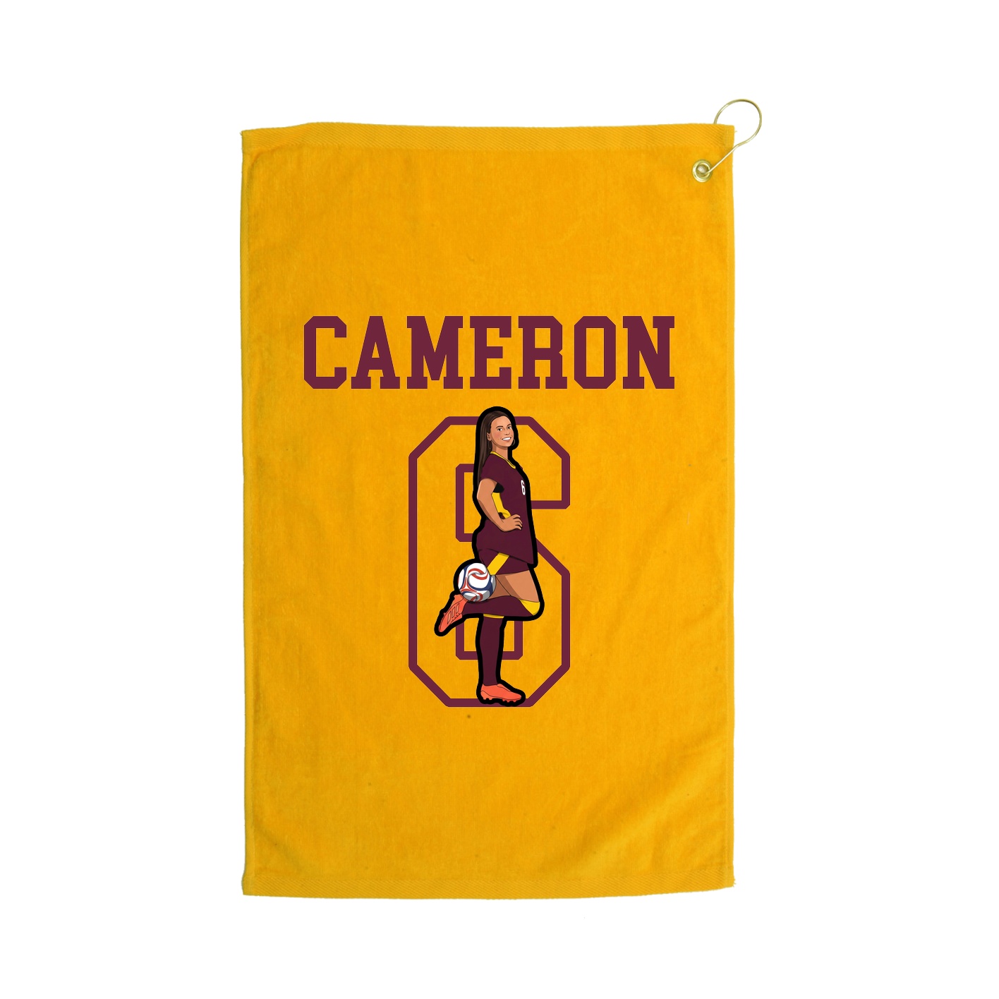 Golf Towel — Shirsey in Gold