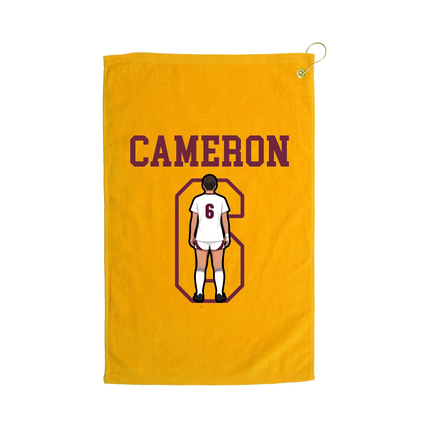 Golf Towel — Shirsey in Gold