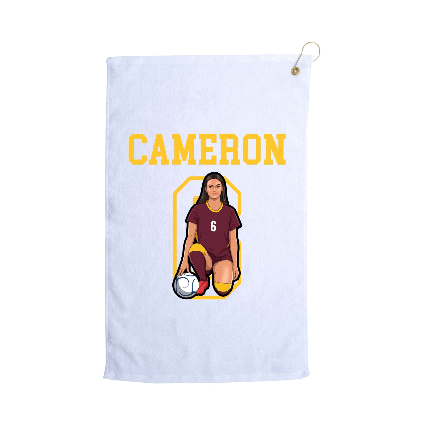 Golf Towel — Shirsey in White