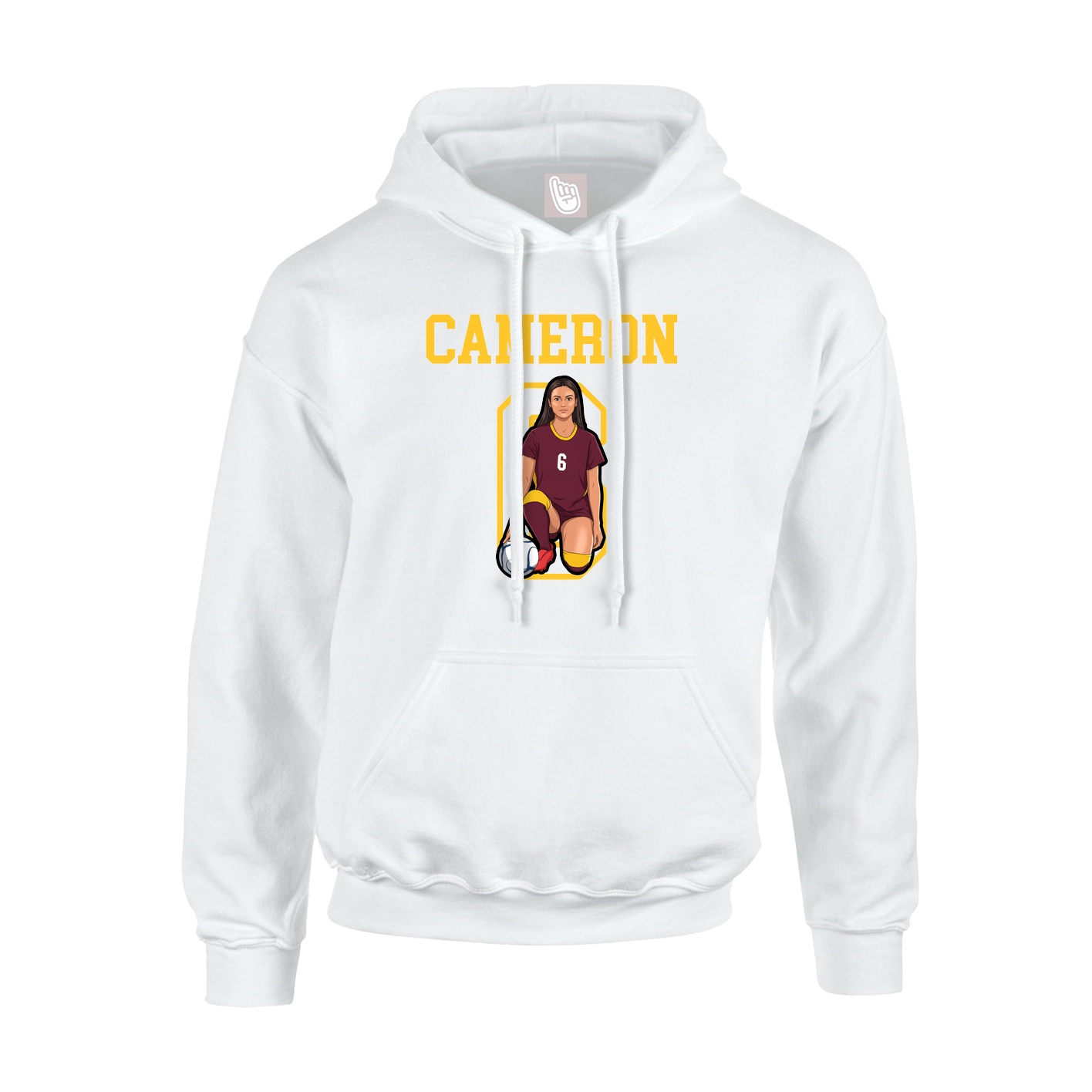 Youth Hoodie — Shirsey in White