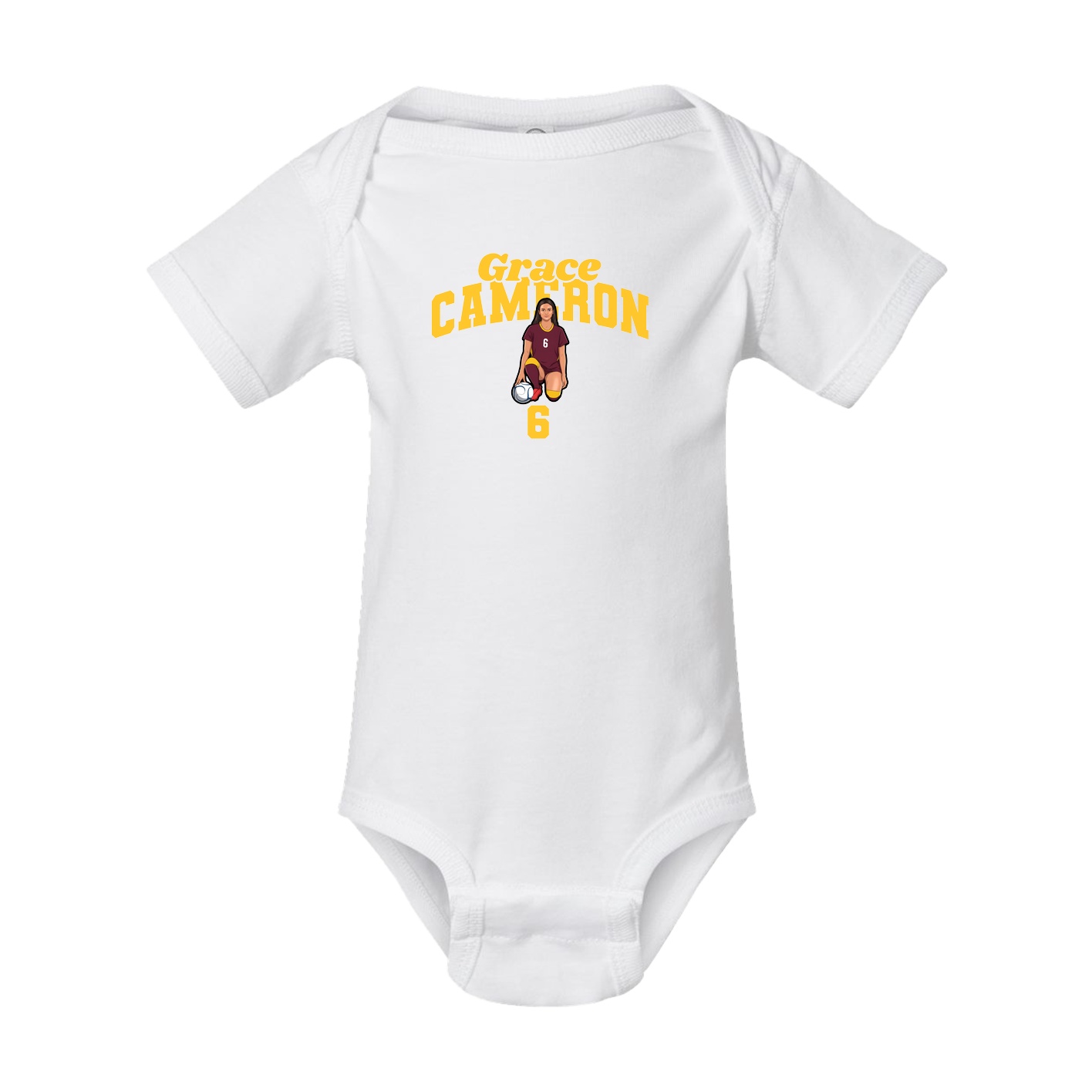 Baby Onesie — Signature Arch in White