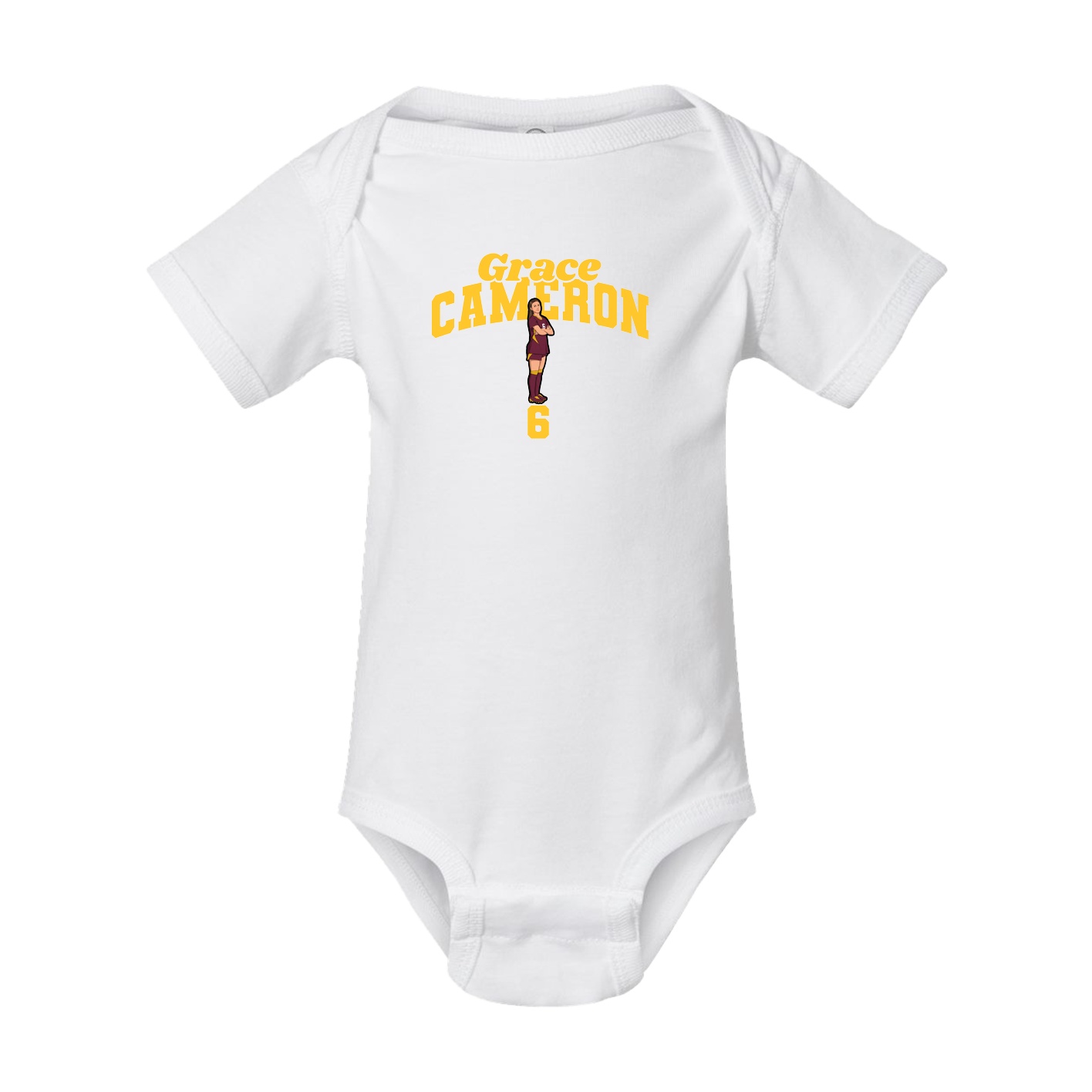 Baby Onesie — Signature Arch in White