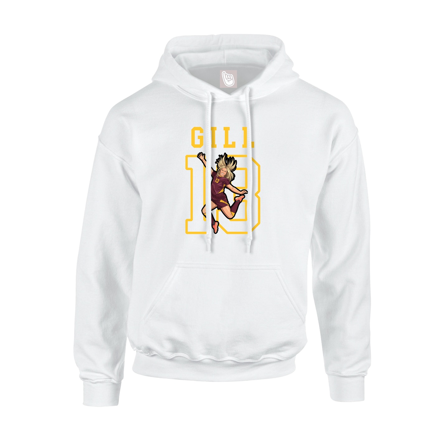 Youth Hoodie — Shirsey in White