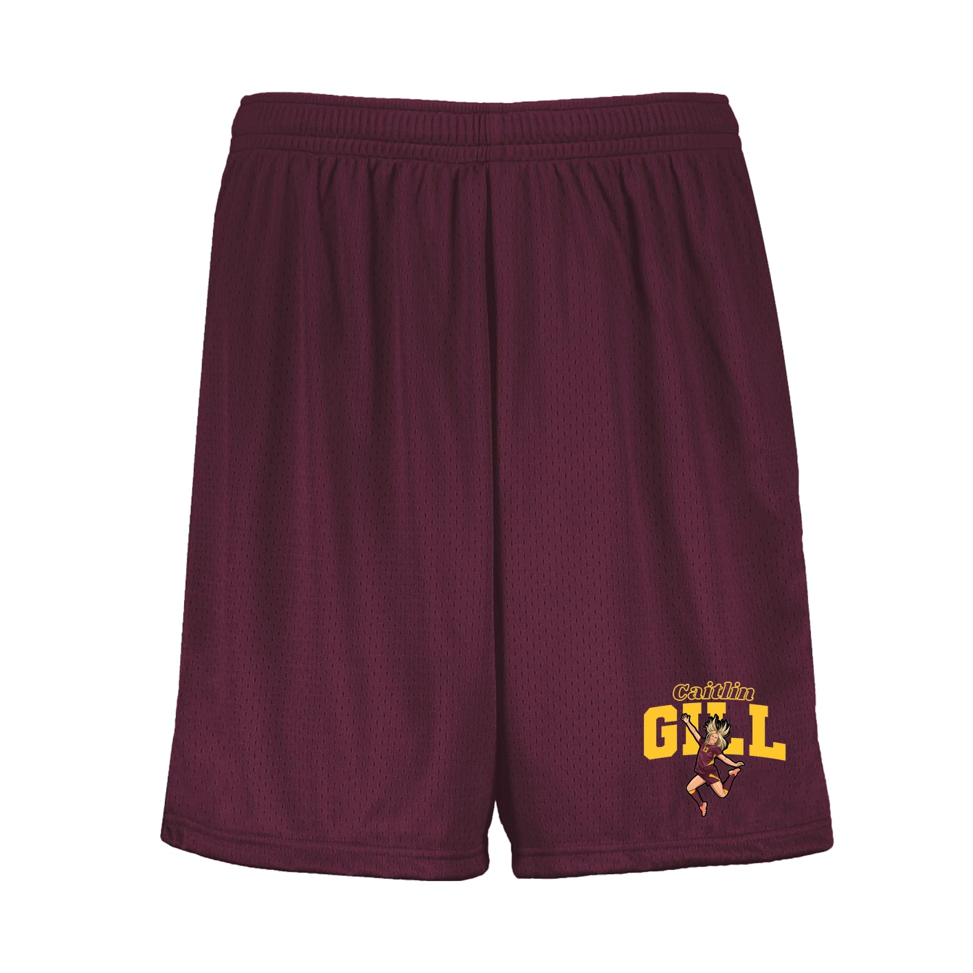 Shorts — Name Arch in Maroon