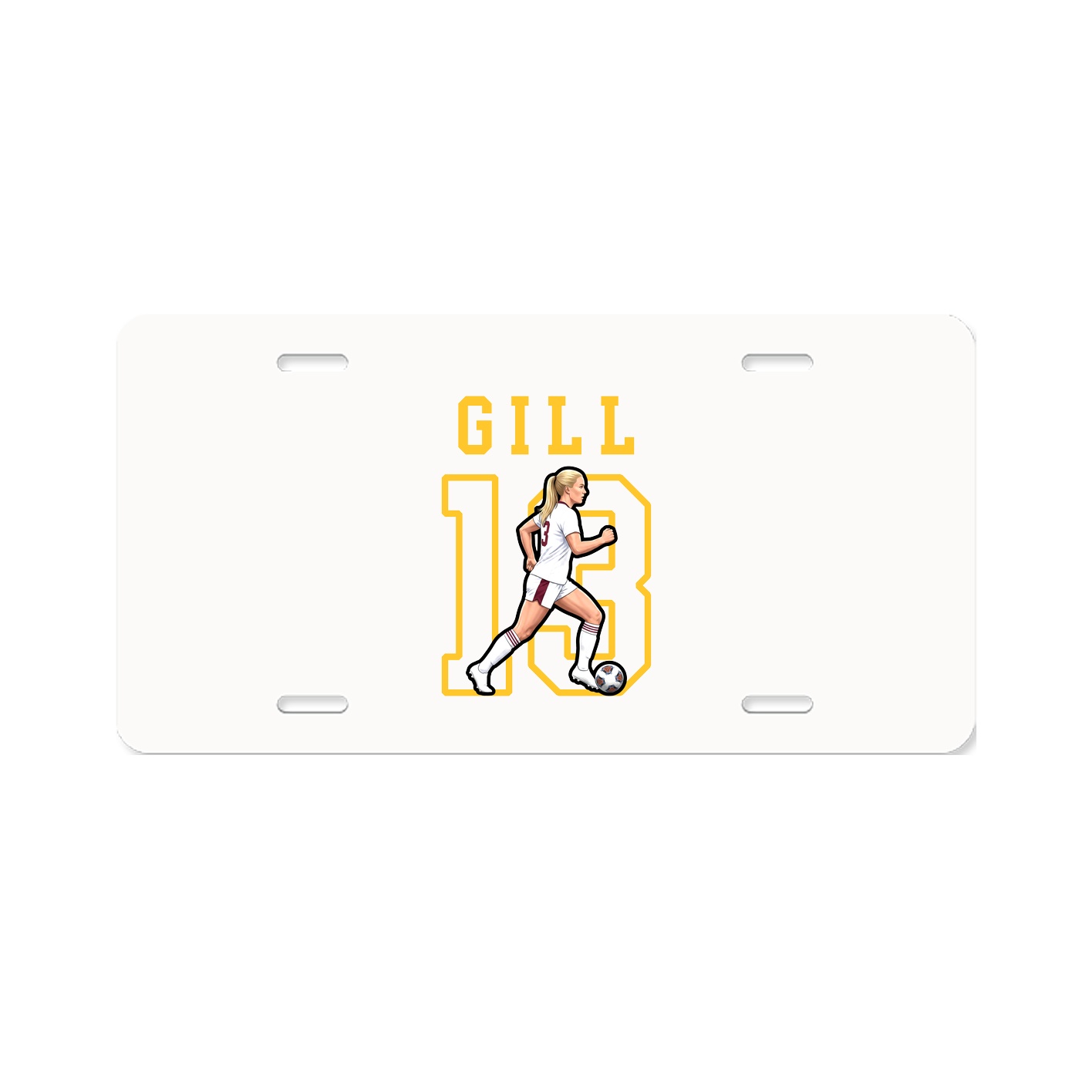 License Plate — Shirsey in Classic