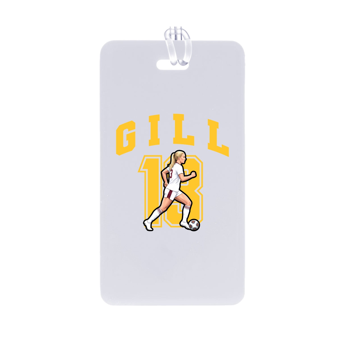 Bag Tag — Number in Classic