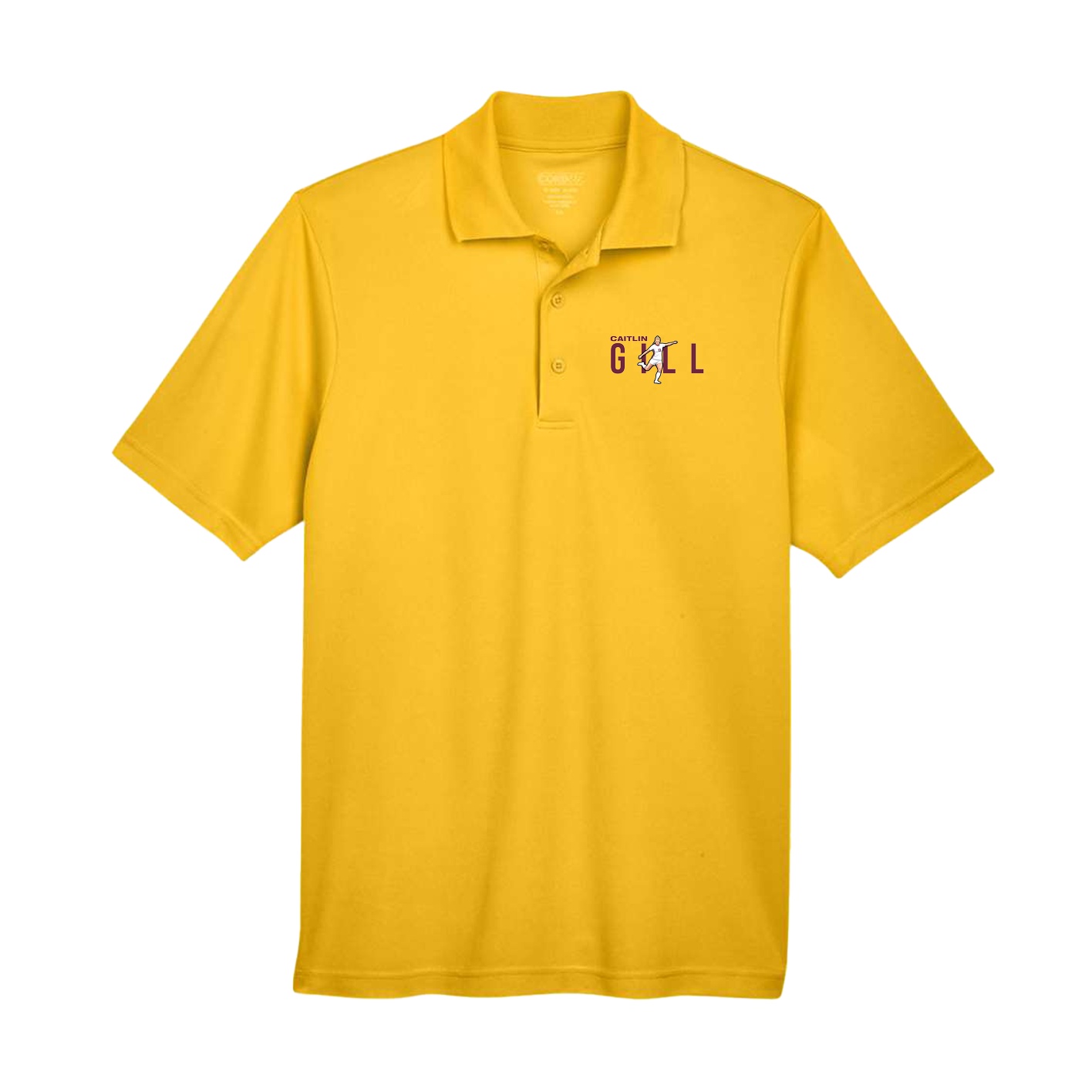 Performance Polo — Player Name in Gold