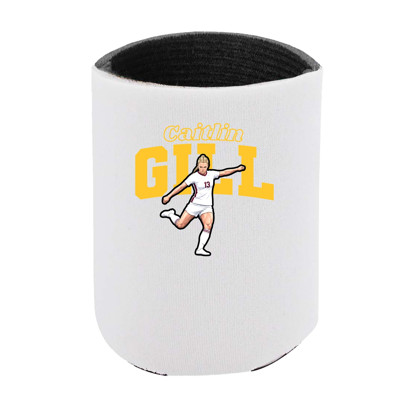 Can Holder — Name Arch in White