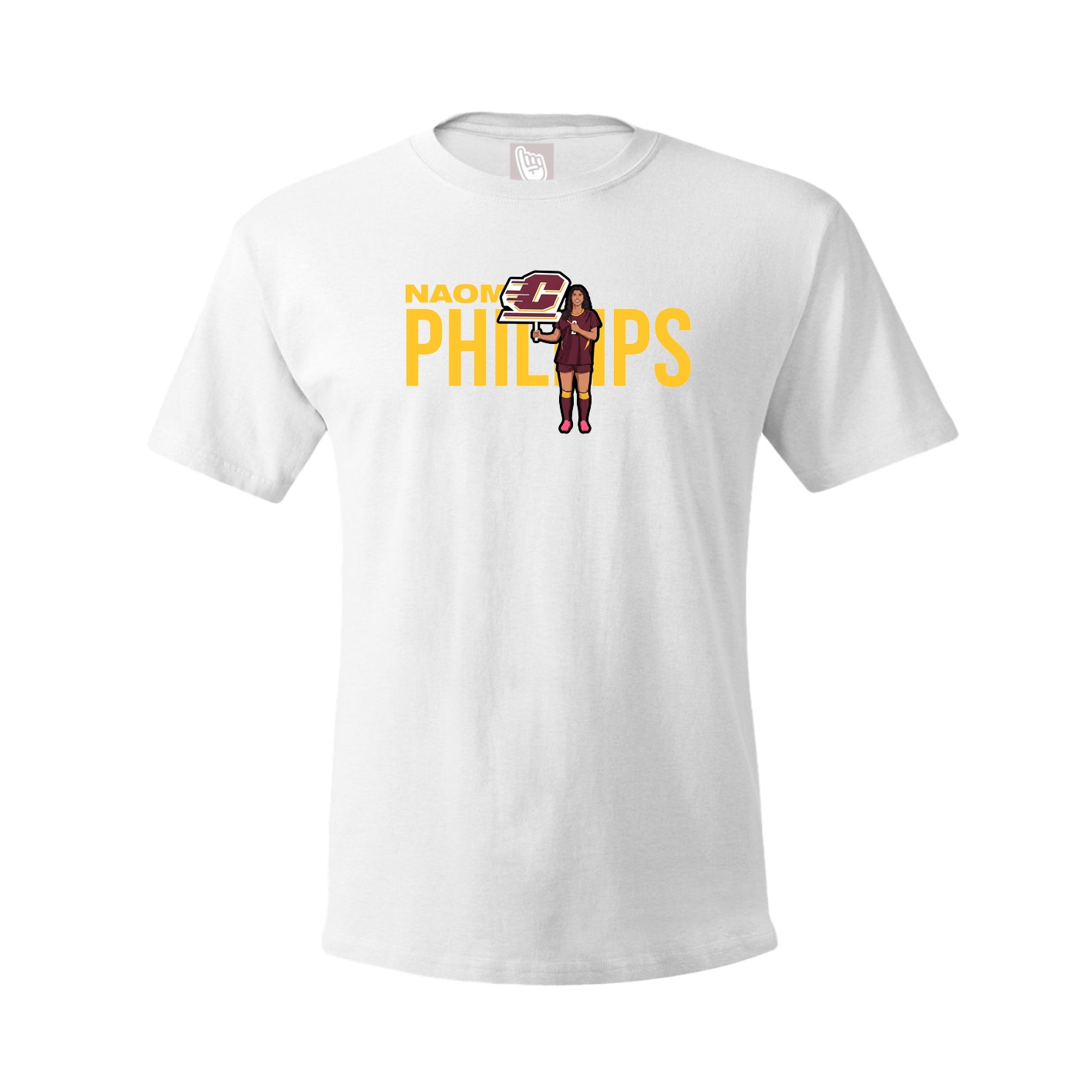 Youth Tee — Player Name in White
