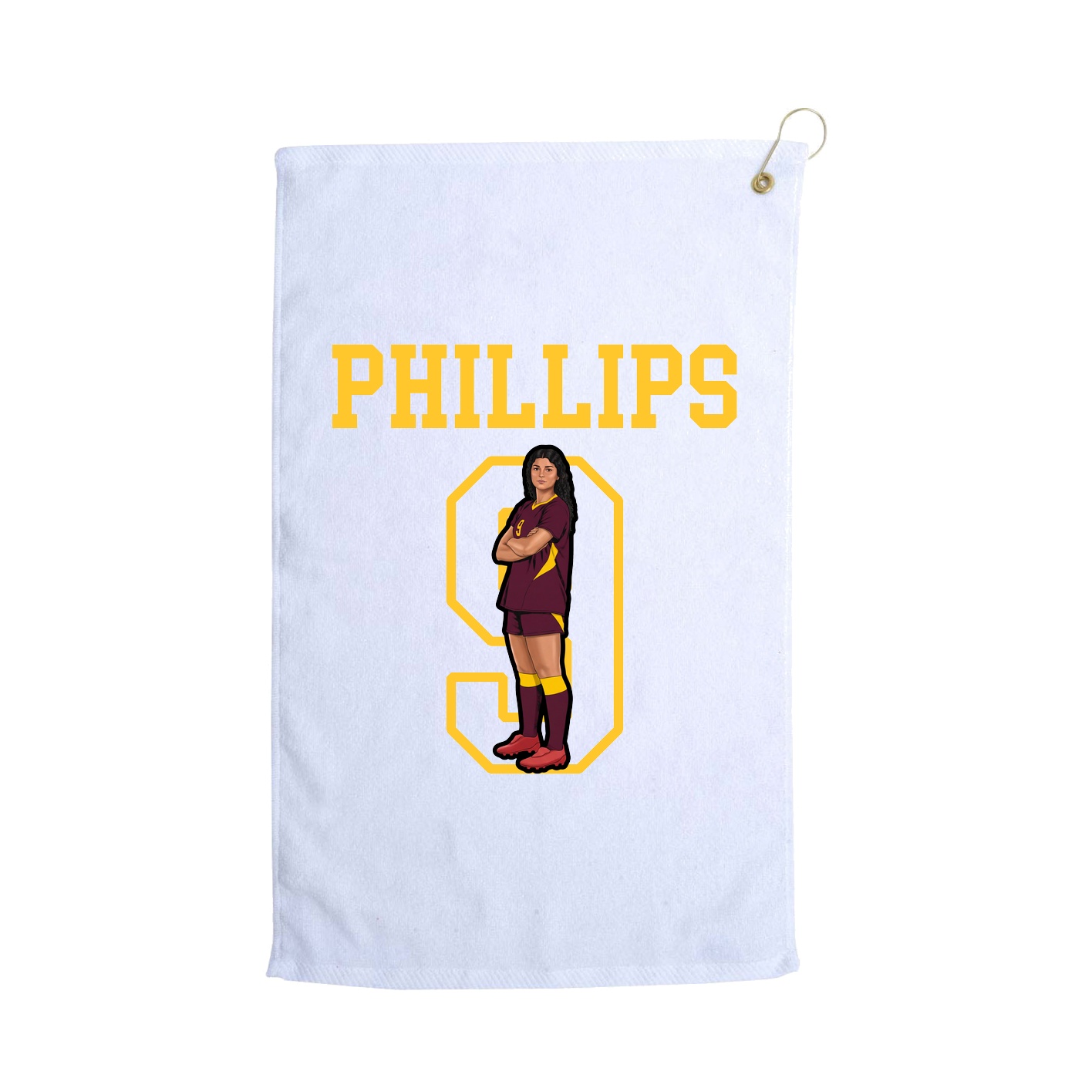 Golf Towel — Shirsey in White