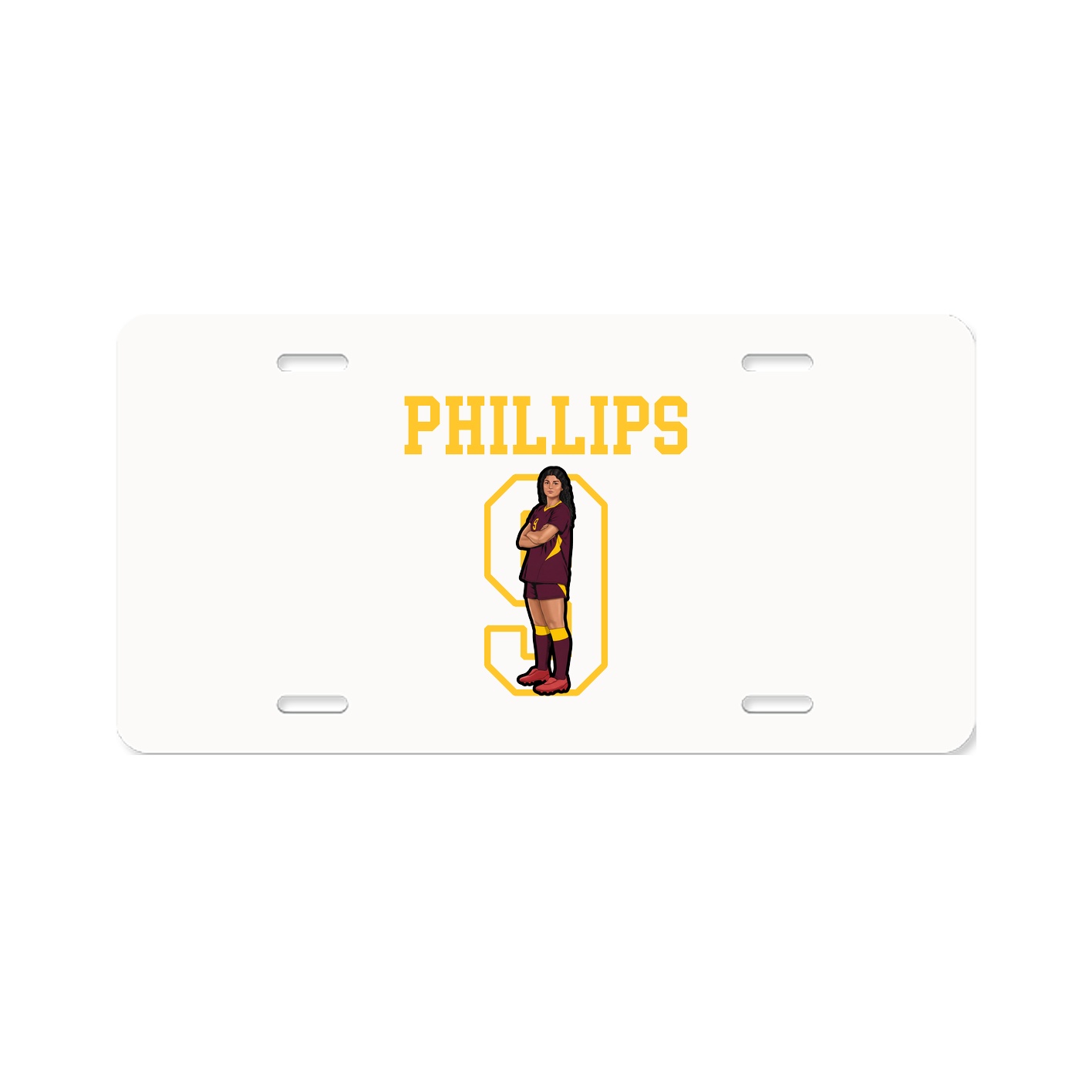 License Plate — Shirsey in Classic