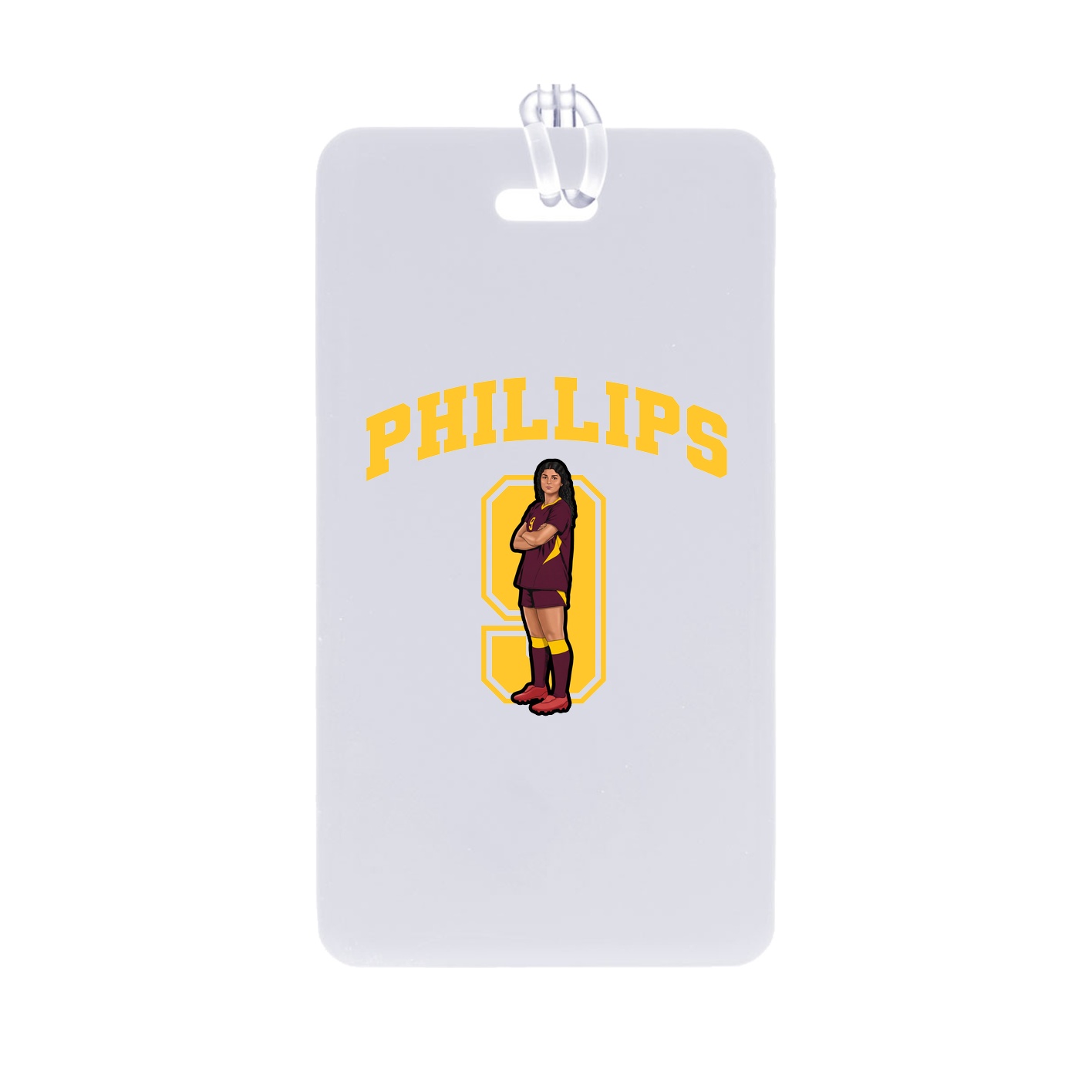 Bag Tag — Number in Classic