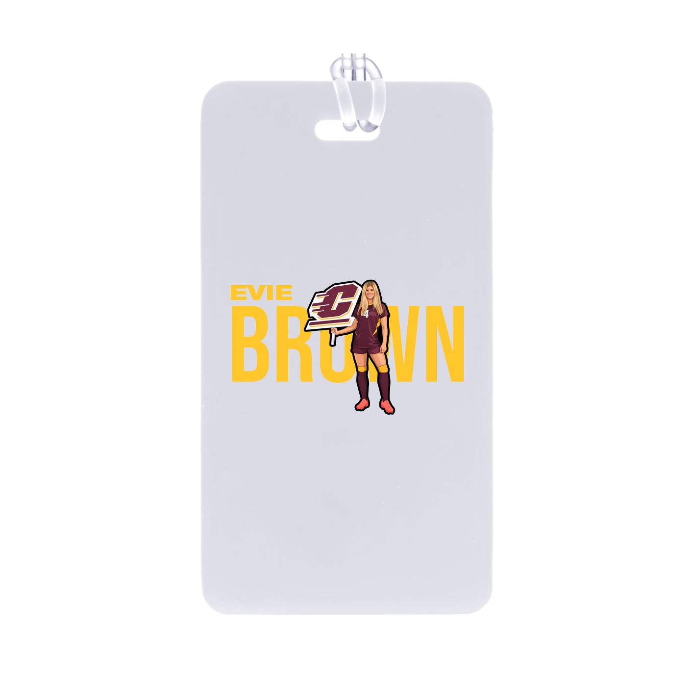 Bag Tag — Player Name in Classic