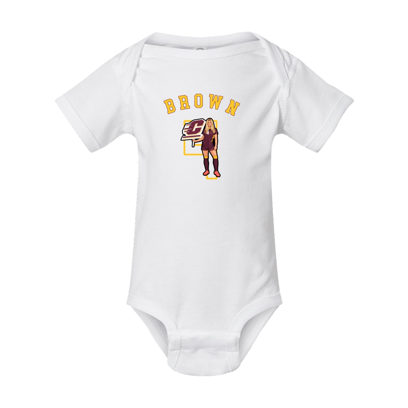 Baby Onesie — Shirsey Arch in White
