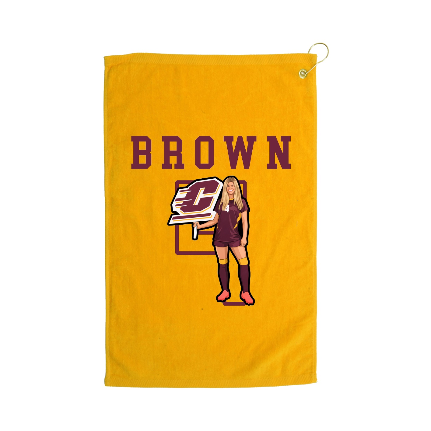 Golf Towel — Shirsey in Gold