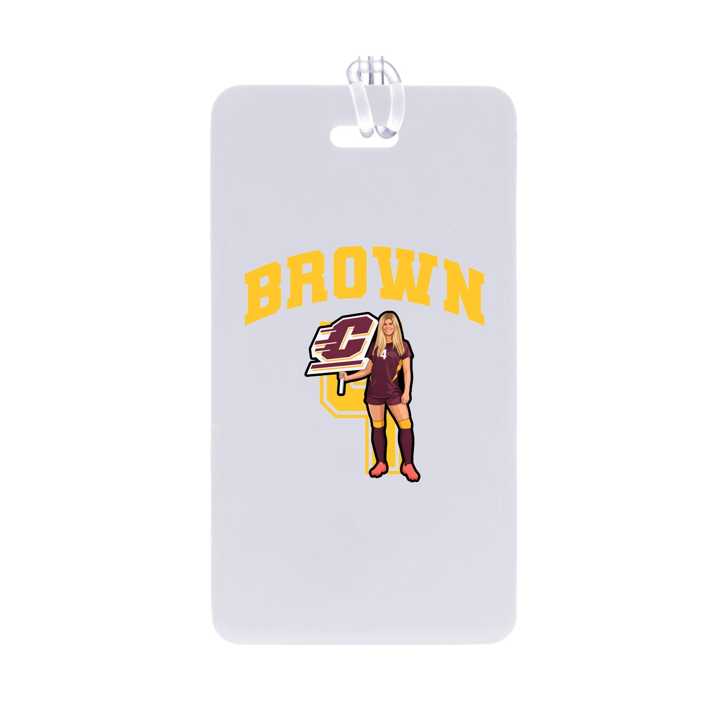 Bag Tag — Number in Classic