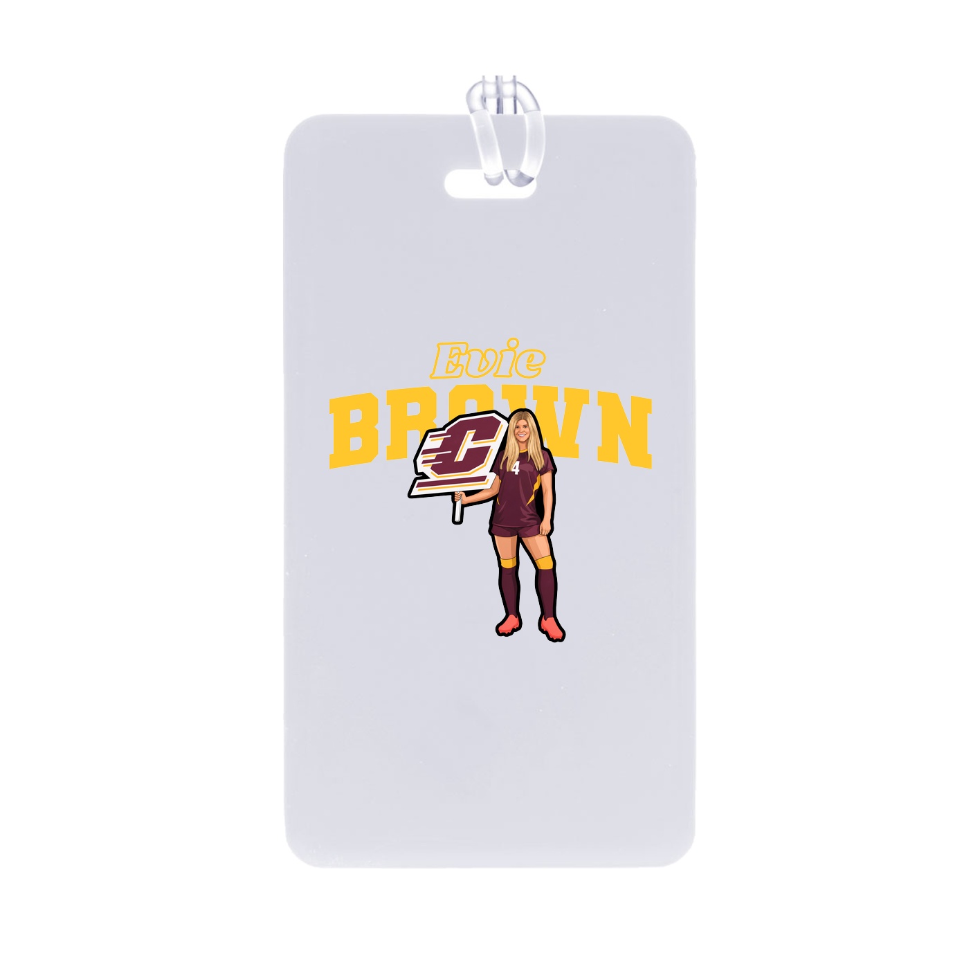 Bag Tag — Name Arch in Classic