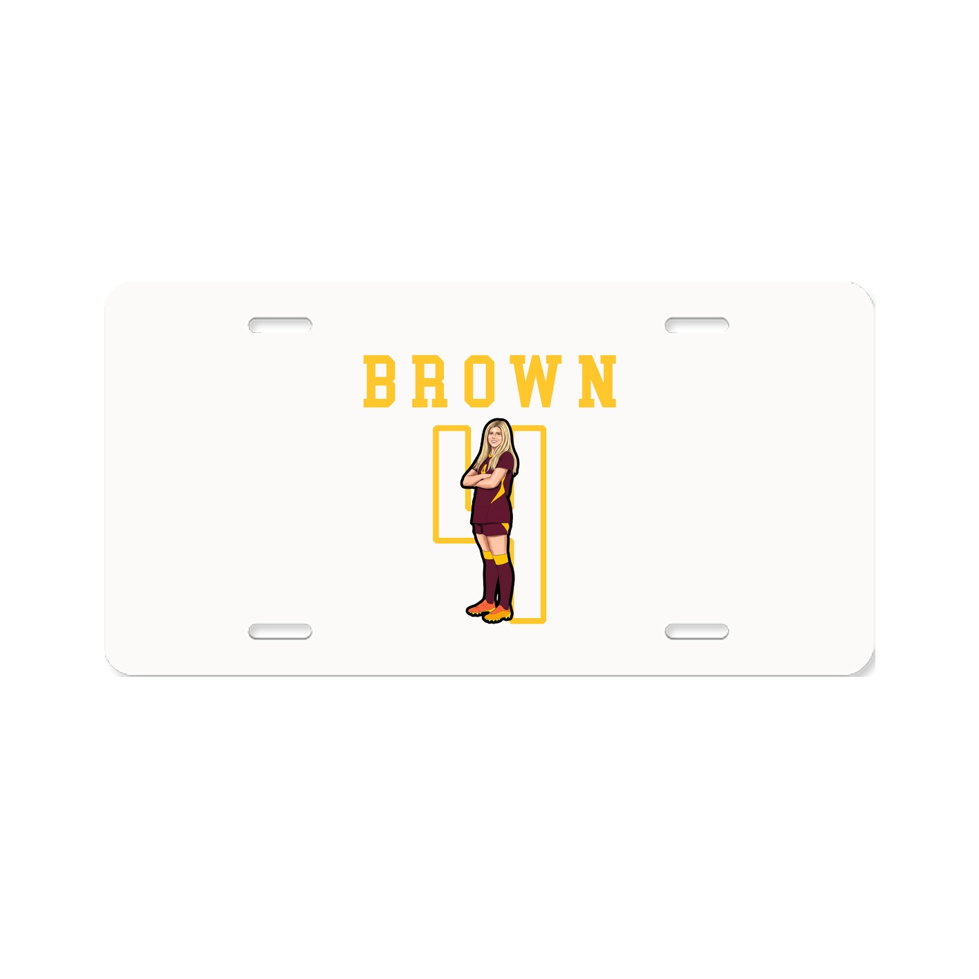 License Plate — Shirsey in Classic