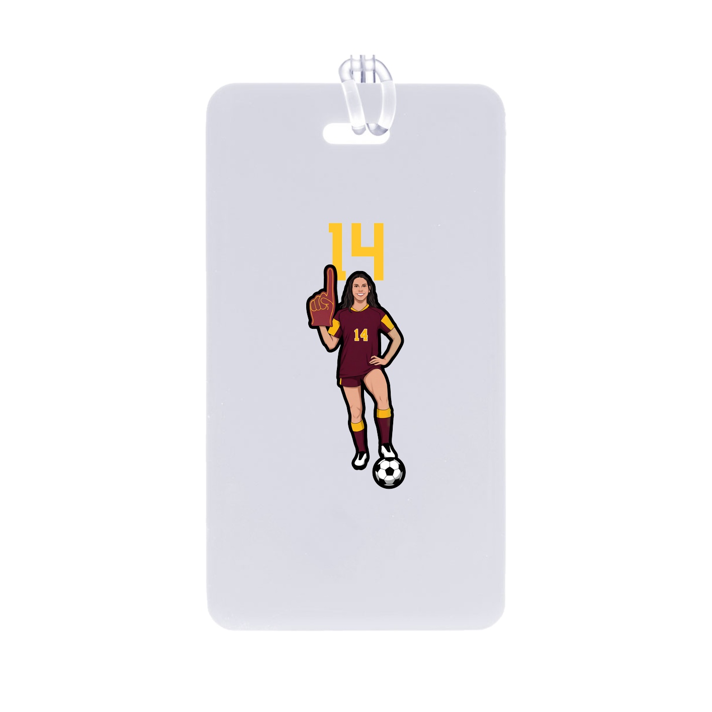 Bag Tag — Number Top in Classic