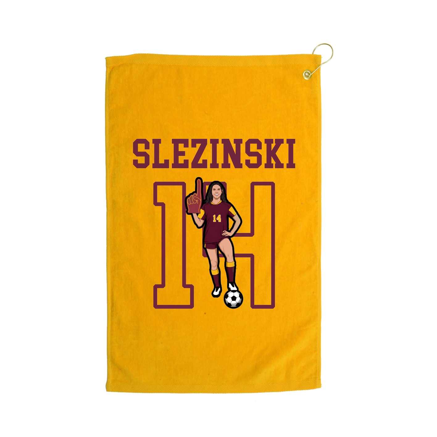 Golf Towel — Shirsey in Gold