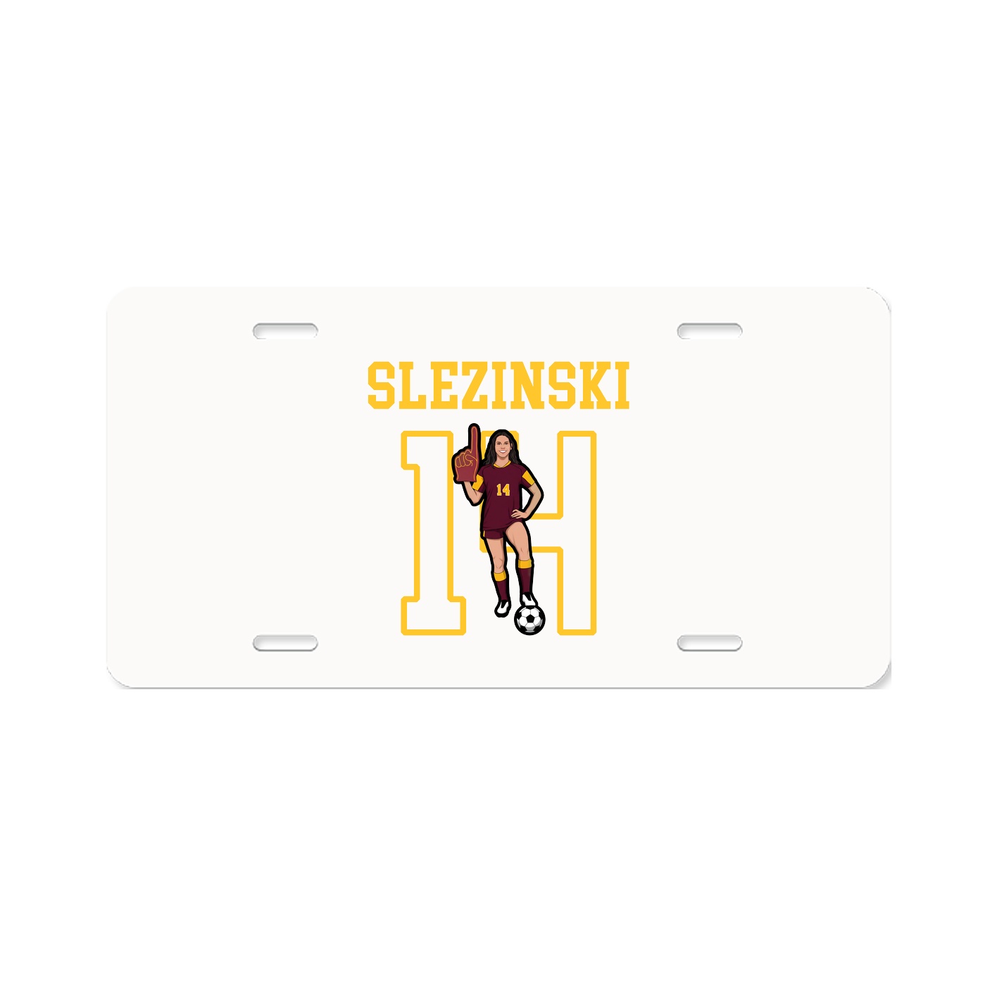 License Plate — Shirsey in Classic