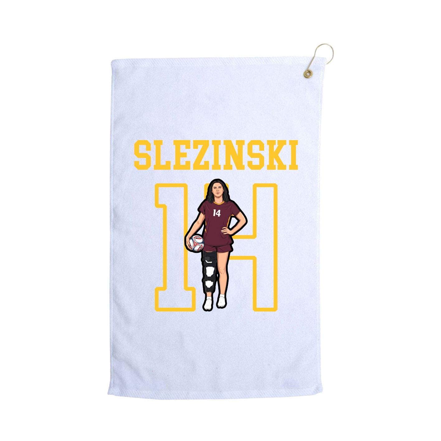 Golf Towel — Shirsey in White