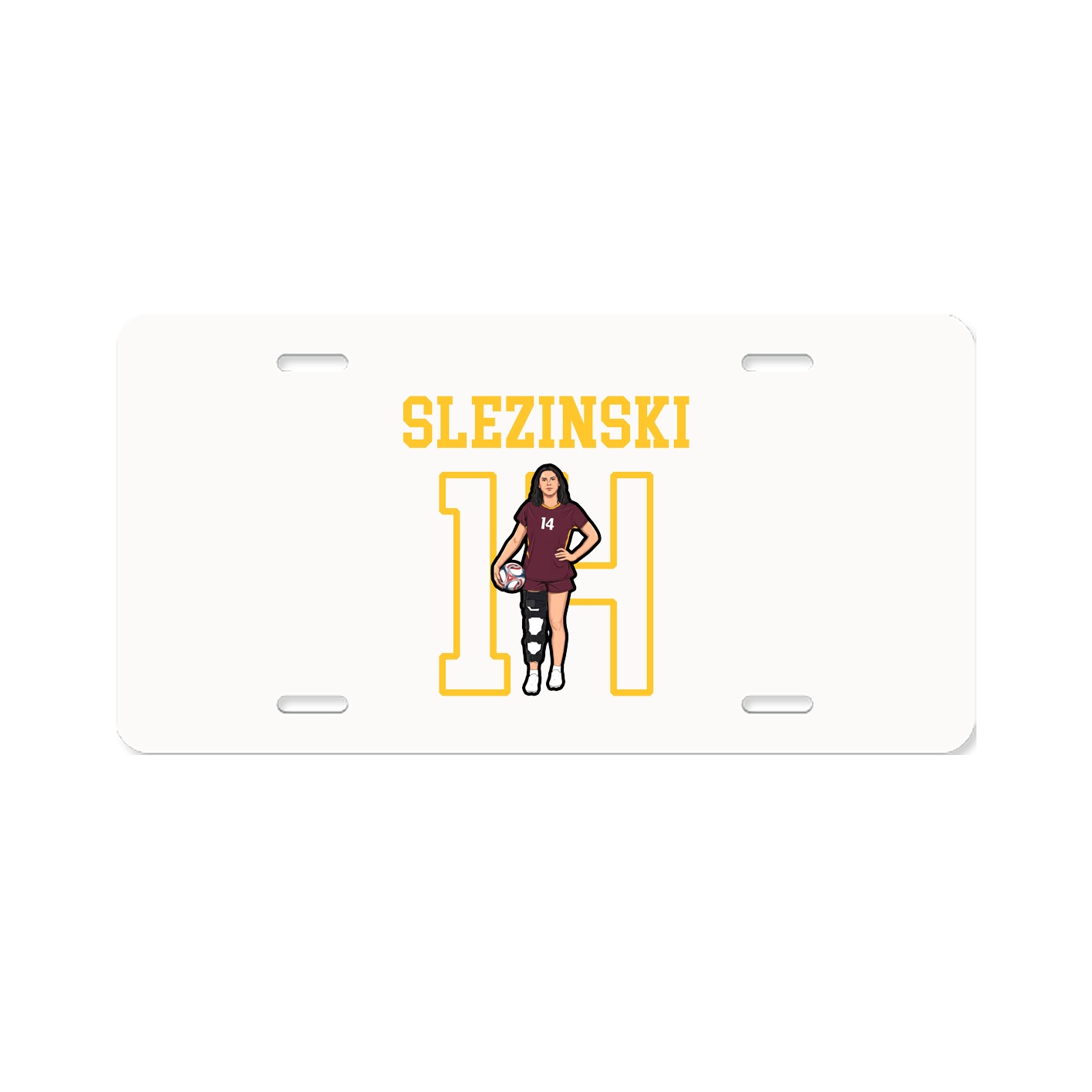 License Plate — Shirsey in Classic