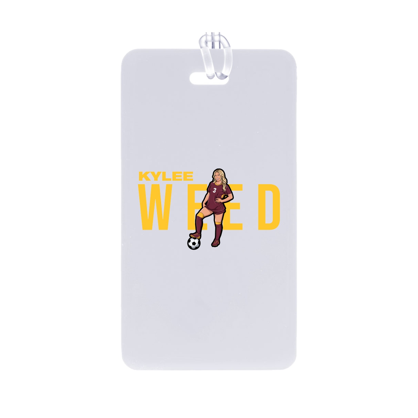 Bag Tag — Player Name in Classic