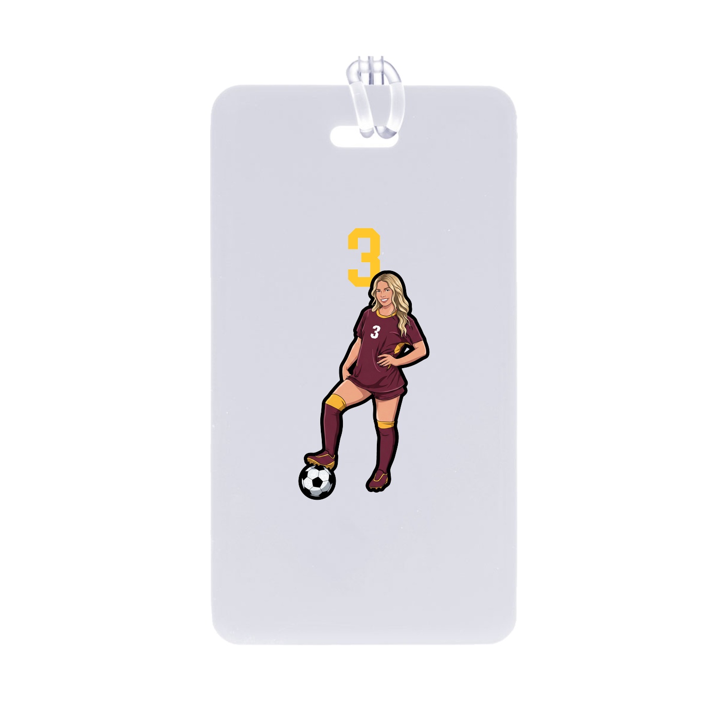 Bag Tag — Number Top in Classic