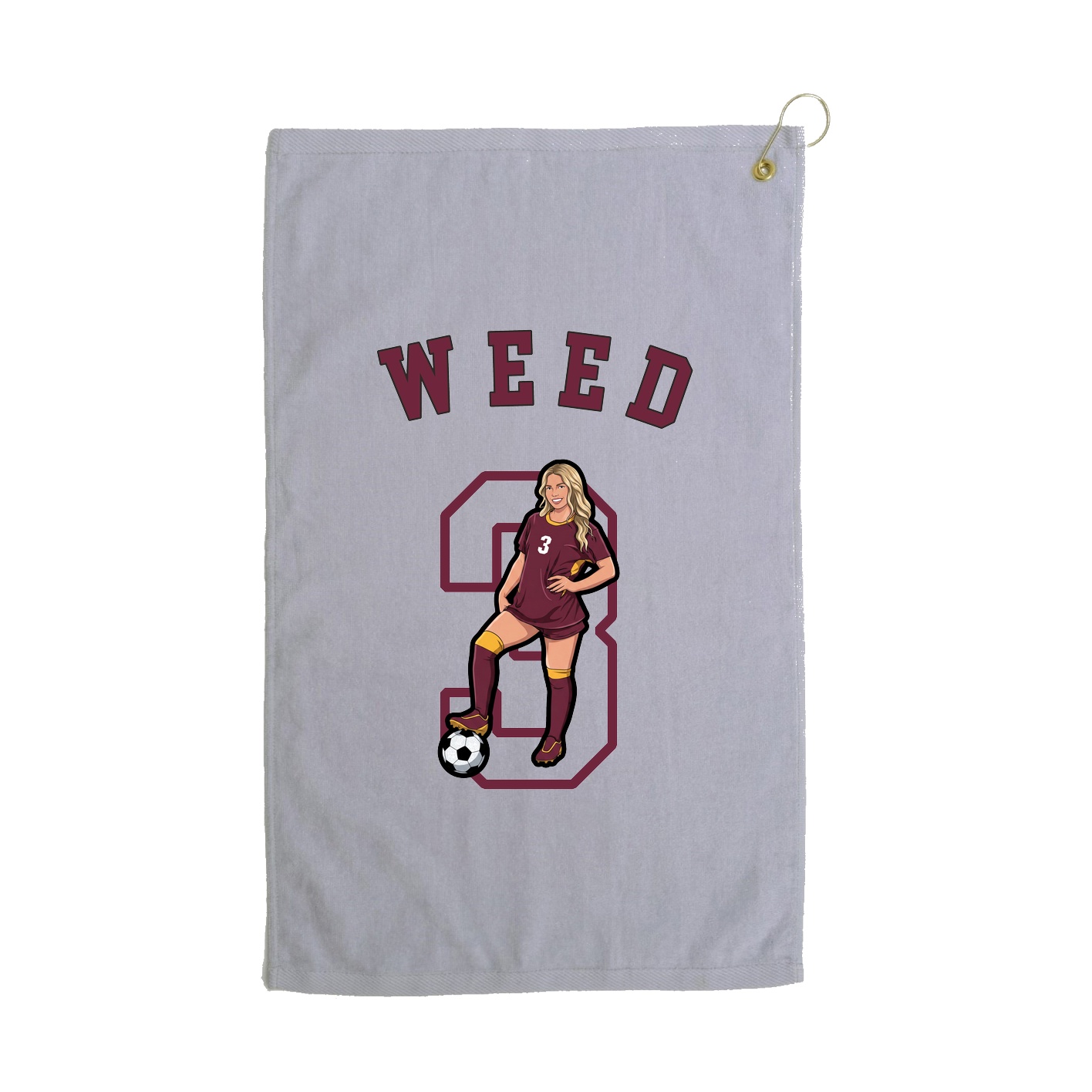 Golf Towel — Shirsey Arch in Grey