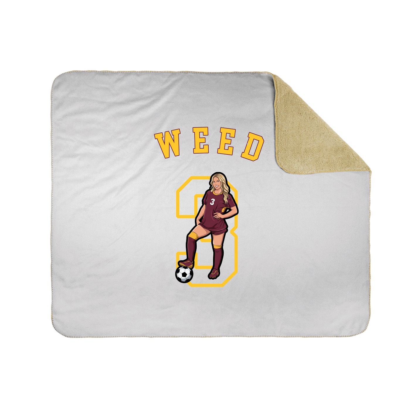 Throw Blanket — Shirsey Arch in White