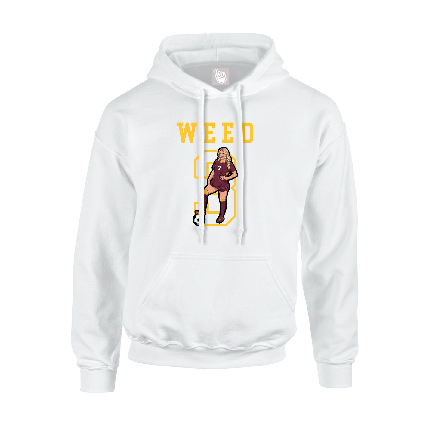 Youth Hoodie — Shirsey in White