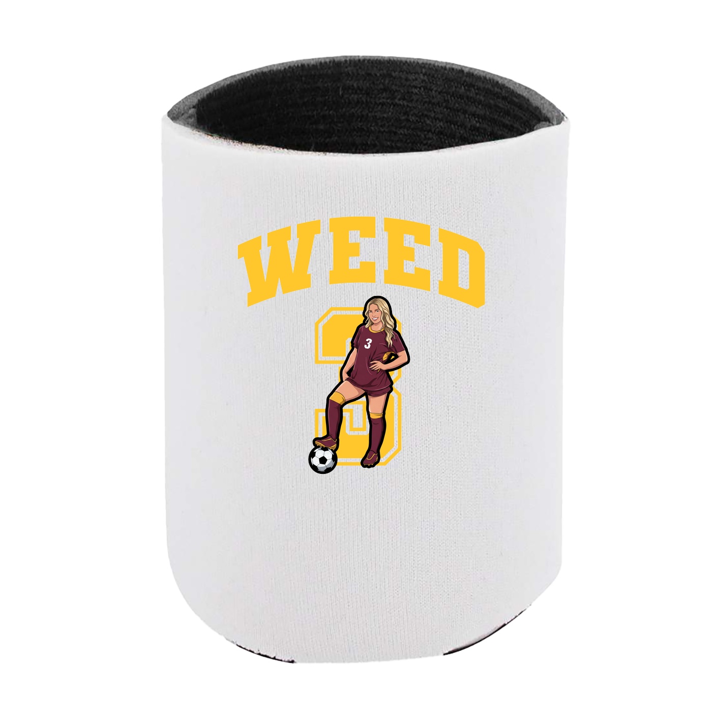 Can Holder — Number in White